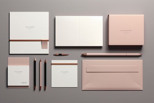 信纸办公用品VI样机效果图摄影图下载指南